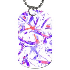 Abstract T- Shirt Entangled In Chaos T- Shirt Dog Tag (two Sides) by EnriqueJohnson