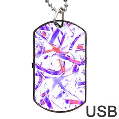 Abstract T- Shirt Entangled In Chaos T- Shirt Dog Tag Usb Flash (two Sides) by EnriqueJohnson