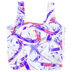 Abstract T- Shirt Entangled In Chaos T- Shirt Full Print Recycle Bag (xxxl) by EnriqueJohnson