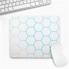 Abstract T- Shirt Honeycomb Pattern 4 Large Mousepad by EnriqueJohnson