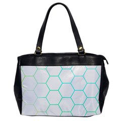 Abstract T- Shirt Honeycomb Pattern 4 Oversize Office Handbag by EnriqueJohnson