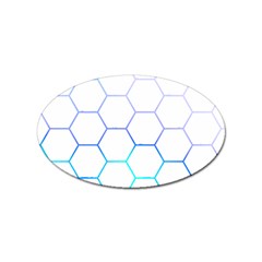 Abstract T- Shirt Honeycomb Pattern 6 Sticker Oval (100 Pack) by EnriqueJohnson