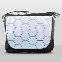 Abstract T- Shirt Honeycomb Pattern 6 Messenger Bag by EnriqueJohnson