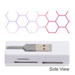 Abstract T- Shirt Honeycomb Pattern 7 Memory Card Reader (Stick) Front