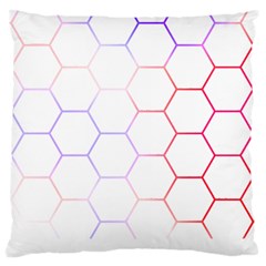 Abstract T- Shirt Honeycomb Pattern 7 Standard Premium Plush Fleece Cushion Case (two Sides) by EnriqueJohnson