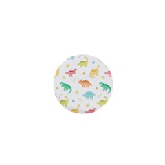 Animals Dinosaurs T-rex Pattern 1  Mini Buttons by Pakjumat