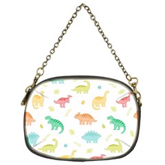 Animals Dinosaurs T-rex Pattern Chain Purse (two Sides) by Pakjumat