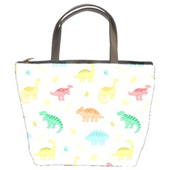 Animals Dinosaurs T-rex Pattern Bucket Bag by Pakjumat