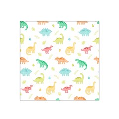 Animals Dinosaurs T-rex Pattern Satin Bandana Scarf 22  X 22  by Pakjumat