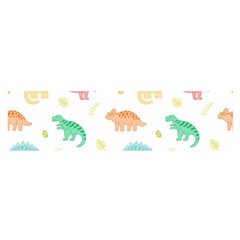 Animals Dinosaurs T-rex Pattern Oblong Satin Scarf (16  X 60 ) by Pakjumat