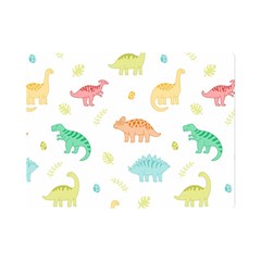 Animals Dinosaurs T-rex Pattern Premium Plush Fleece Blanket (mini) by Pakjumat