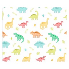 Animals Dinosaurs T-rex Pattern Premium Plush Fleece Blanket (small) by Pakjumat