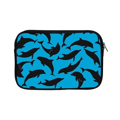 Dolphin Silhouette Pattern Apple Ipad Mini Zipper Cases by Pakjumat