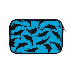 Dolphin Silhouette Pattern Apple Macbook Pro 13  Zipper Case by Pakjumat