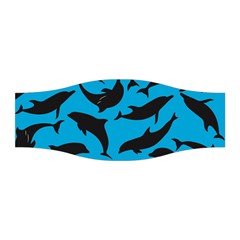 Dolphin Silhouette Pattern Stretchable Headband