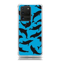 Dolphin Silhouette Pattern Samsung Galaxy S20 Ultra 6 9 Inch Tpu Uv Case