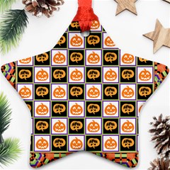 Lantern Chess Halloween Ornament (star)