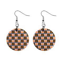 Lantern Chess Halloween Mini Button Earrings by Pakjumat