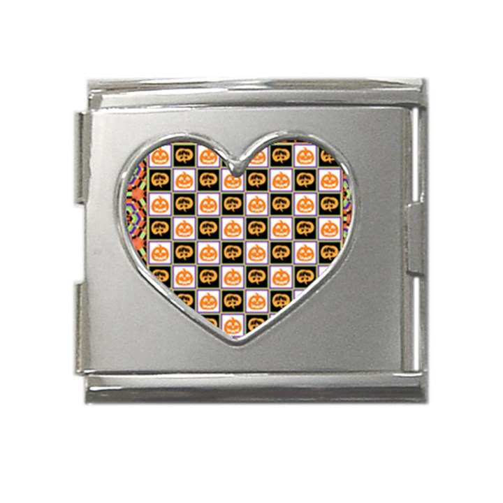 Lantern Chess Halloween Mega Link Heart Italian Charm (18mm)