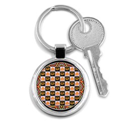 Lantern Chess Halloween Key Chain (round)