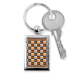 Lantern Chess Halloween Key Chain (rectangle)