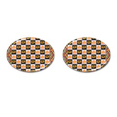 Lantern Chess Halloween Cufflinks (oval) by Pakjumat