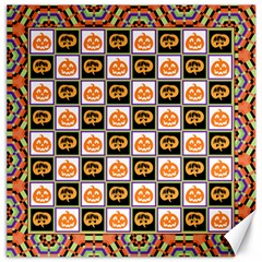 Lantern Chess Halloween Canvas 12  X 12 