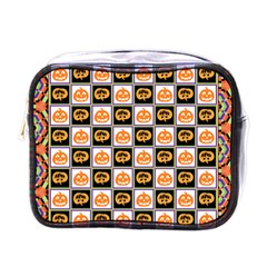 Lantern Chess Halloween Mini Toiletries Bag (one Side) by Pakjumat