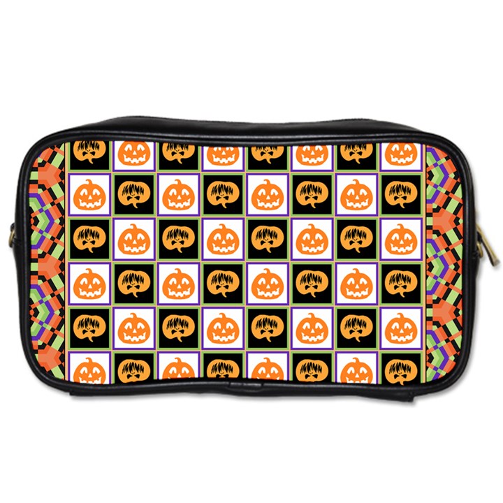 Lantern Chess Halloween Toiletries Bag (Two Sides)