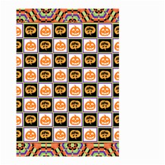 Lantern Chess Halloween Small Garden Flag (two Sides)