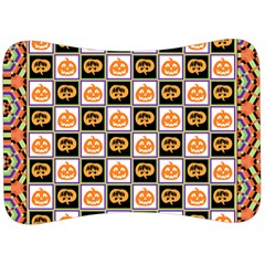 Lantern Chess Halloween Velour Seat Head Rest Cushion by Pakjumat