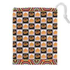 Lantern Chess Halloween Drawstring Pouch (4xl)