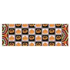 Lantern Chess Halloween Banner And Sign 6  X 2  by Pakjumat