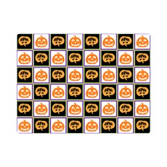 Lantern Chess Halloween Premium Plush Fleece Blanket (mini) by Pakjumat