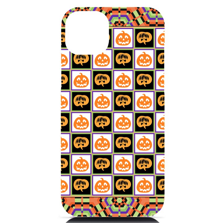 Lantern Chess Halloween iPhone 14 Plus Black UV Print Case