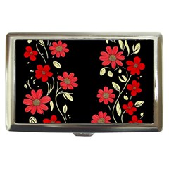 Pattern Flowers Design Nature Cigarette Money Case