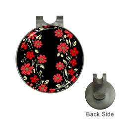 Pattern Flowers Design Nature Hat Clips With Golf Markers