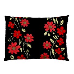 Pattern Flowers Design Nature Pillow Case by Pakjumat