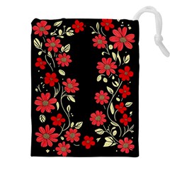 Pattern Flowers Design Nature Drawstring Pouch (4xl)