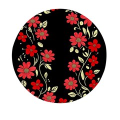 Pattern Flowers Design Nature Mini Round Pill Box (pack Of 3) by Pakjumat