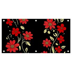 Pattern Flowers Design Nature Banner And Sign 4  X 2 