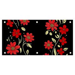 Pattern Flowers Design Nature Banner And Sign 6  X 3 