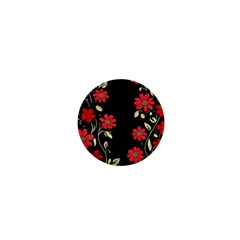 Pattern Flowers Design Nature 1  Mini Buttons