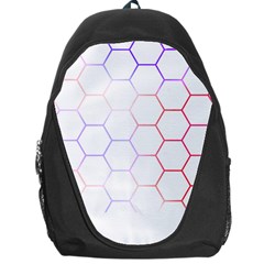 Abstract T- Shirt Honeycomb Pattern 7 Backpack Bag by EnriqueJohnson