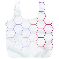 Abstract T- Shirt Honeycomb Pattern 7 Full Print Recycle Bag (xxl) by EnriqueJohnson