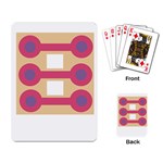 Abstract T- Shirt Model 23 T- Shirt Playing Cards Single Design (Rectangle) Back