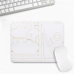 Abstract T- Shirt Model 31 T- Shirt Small Mousepad by EnriqueJohnson