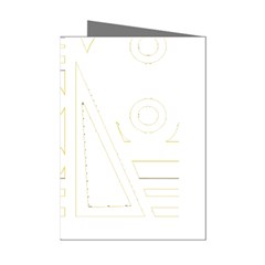 Abstract T- Shirt Model 31 T- Shirt Mini Greeting Cards (pkg Of 8)