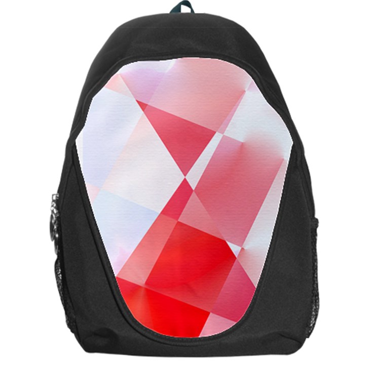 Abstract T- Shirt Pink Chess Player Abstract Colorful Texture T- Shirt Backpack Bag