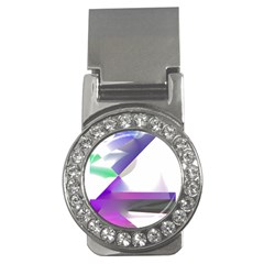 Abstract T- Shirt Purple Northern Lights Colorful Abstract T- Shirt Money Clips (cz)  by EnriqueJohnson